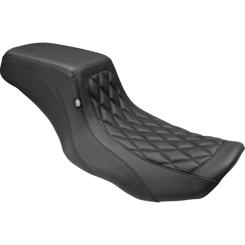 One Piece 2-Up Squareback Seat-Double Diamond/Smooth