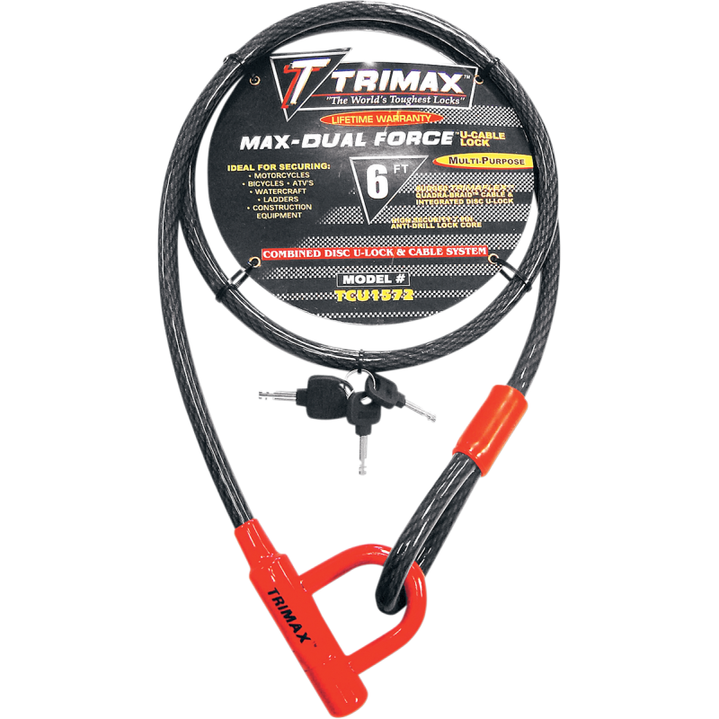 U-LOCK & CABLE (72 INCH)