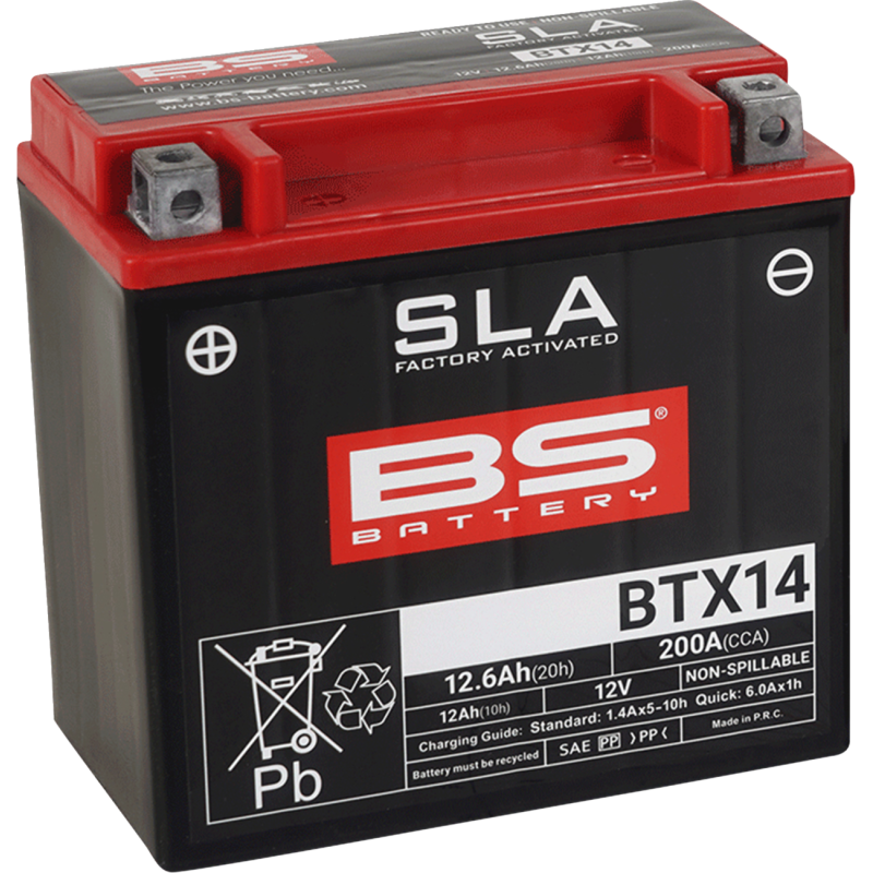 BATTERY BS BTX14 SLA