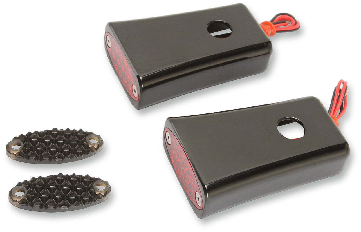 04-16 XL FENDER STRUT MRKR RED BLK