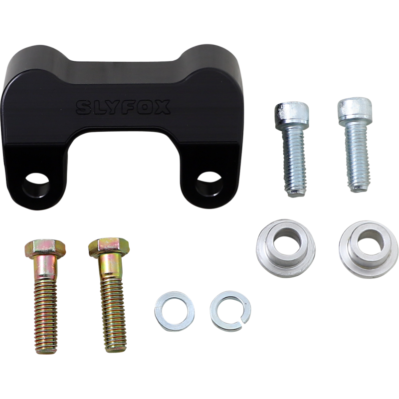 BRACKET RISER RELOC BLK