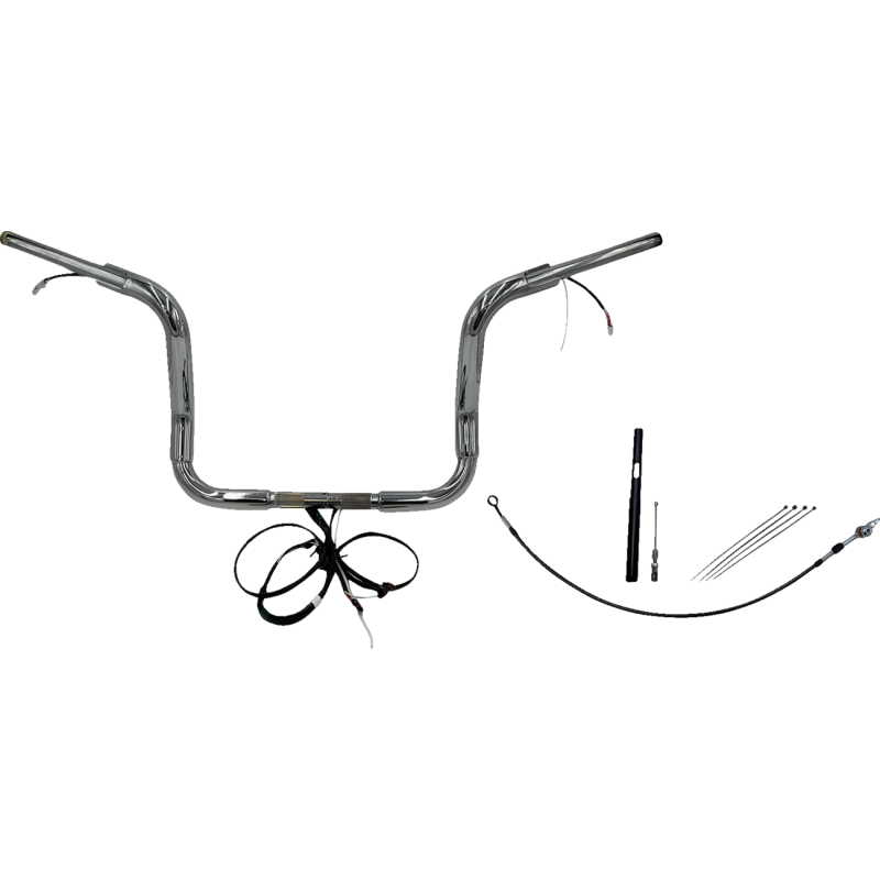 Handlebar Kit - Pointed Top - 12" - Chrome
