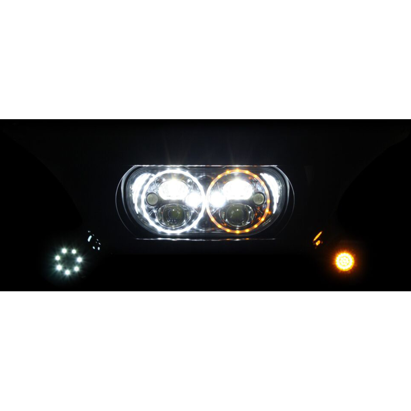 HEADLIGHT FLTR BLACK