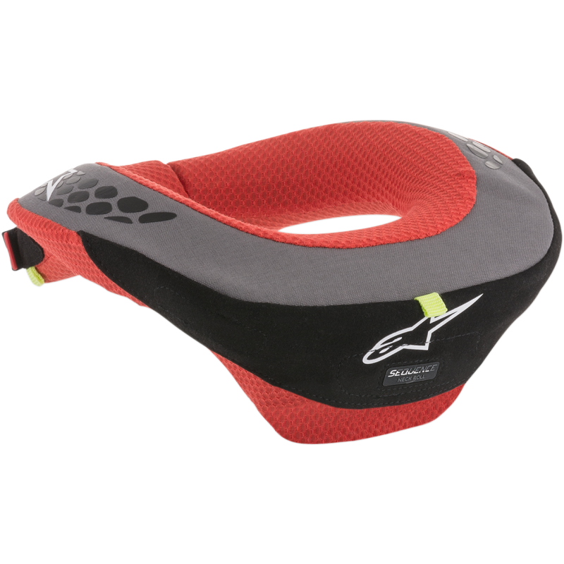 NECK ROLL SEQ BK/RED S/M