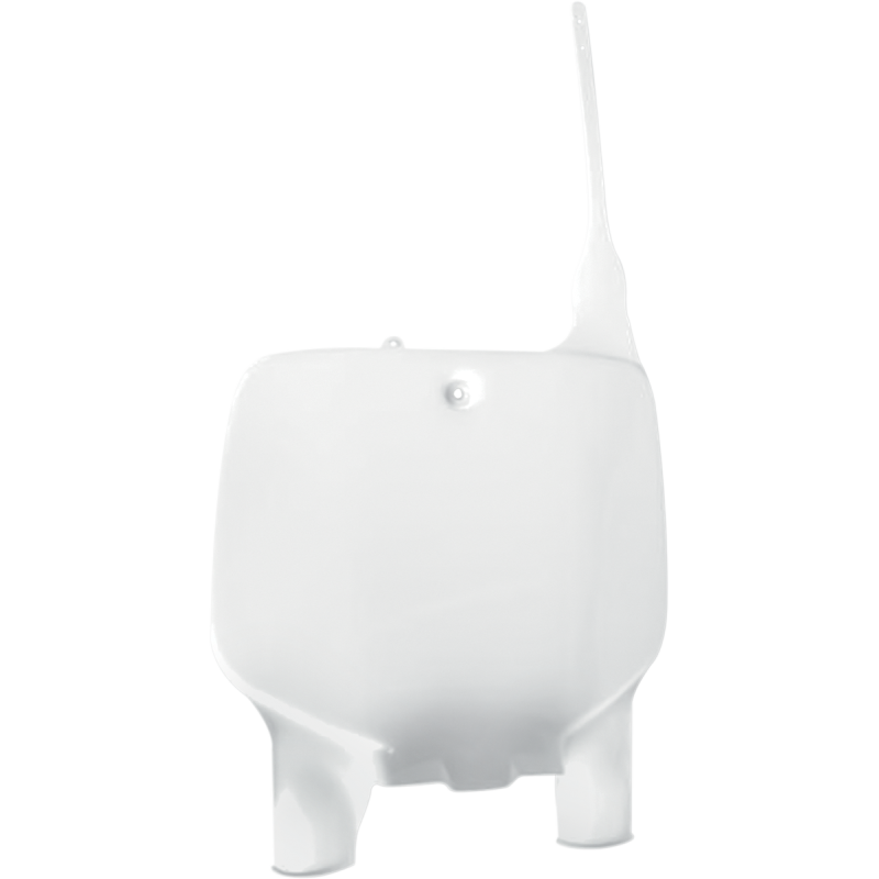 KX125/250/500 94-02 FRONT # PLATE KX WHT