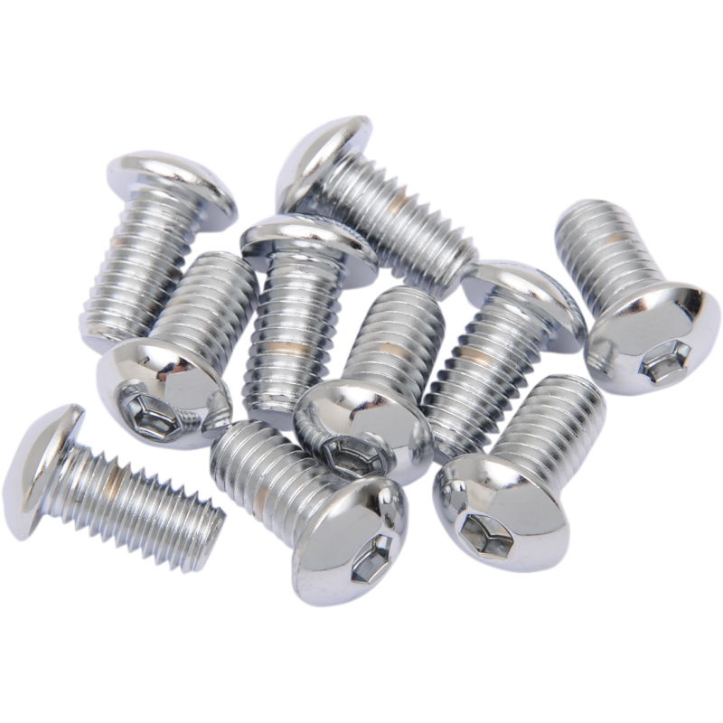3/8-16*1 BUTTON HD SCREW(10) CY-CHROME