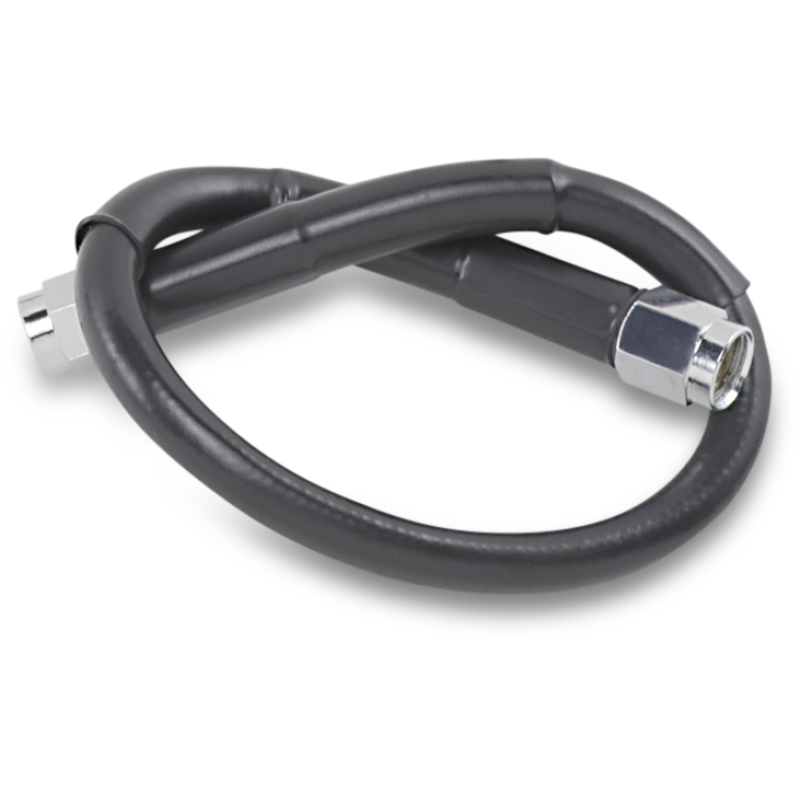 BLACL S/S BRAKE LINE 12"