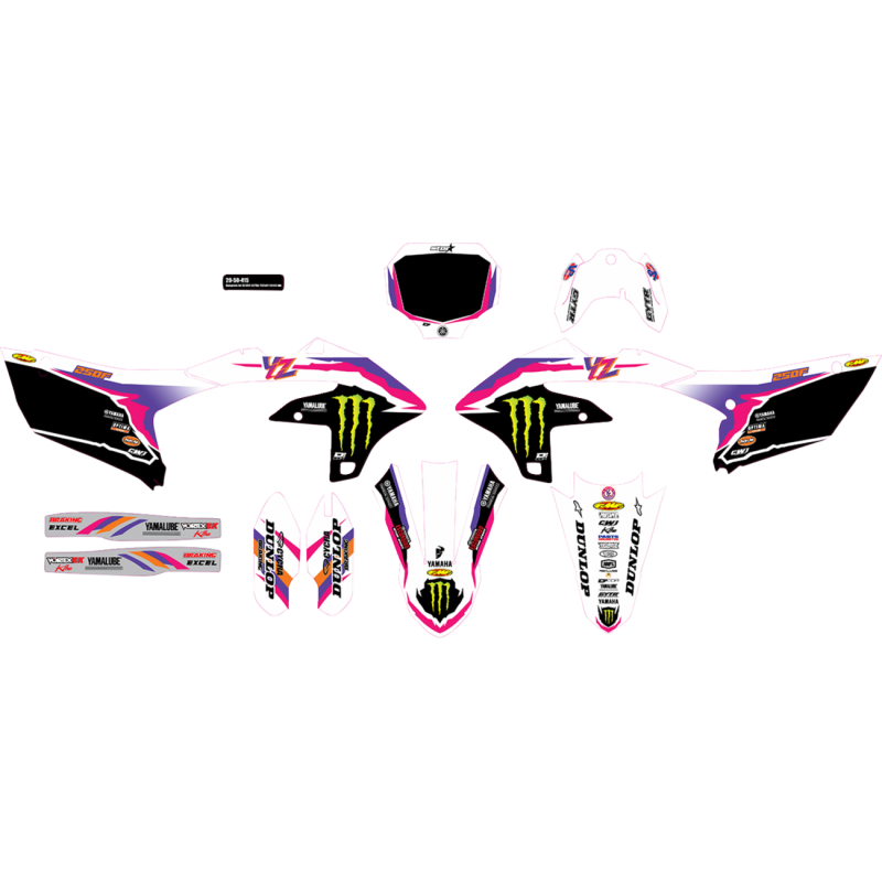 Cmplt kit 93 MEY RETRO Star - YZF 250 (24) BLK BG