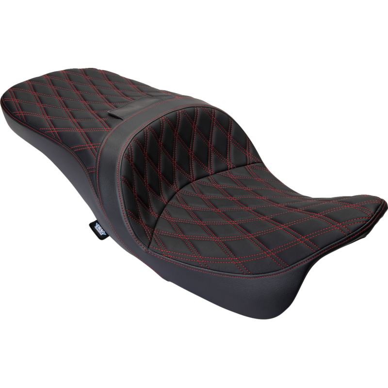 Seat Freedom Vinyl Double Diamond Red Stitch FLH 2009-2023