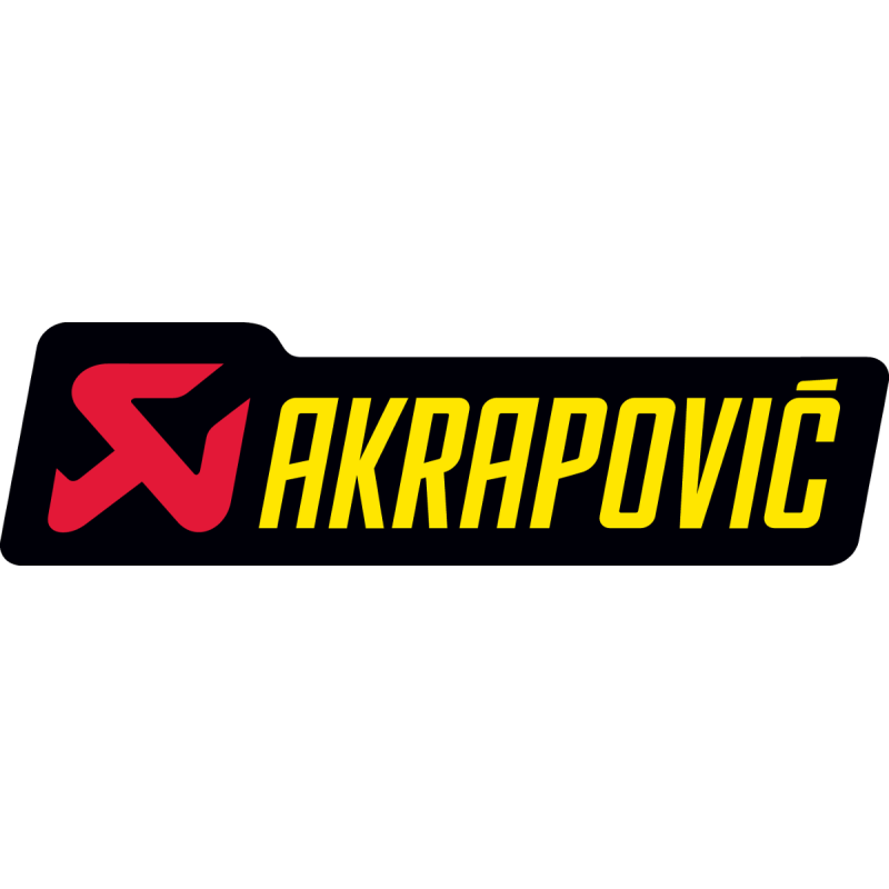 HORIZONTAL STICKER 70X21mm H/R AKRAPOVIC