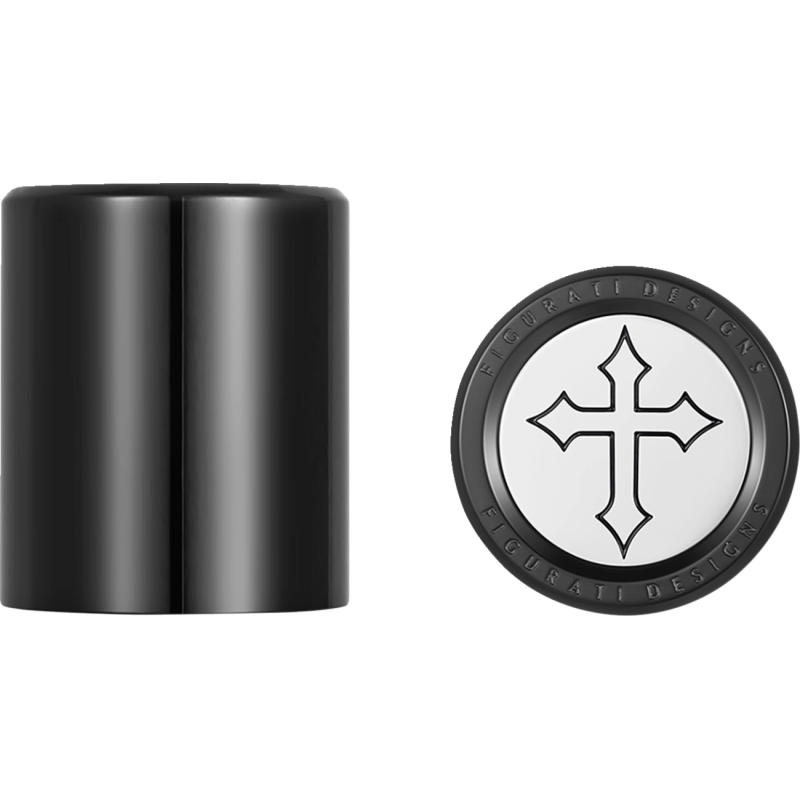ND MAG DOCKING COVERS BLACK WITH CROSS-27.2X32mm