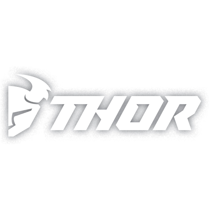 DECAL 3" DIECUT BK/WH 6PK