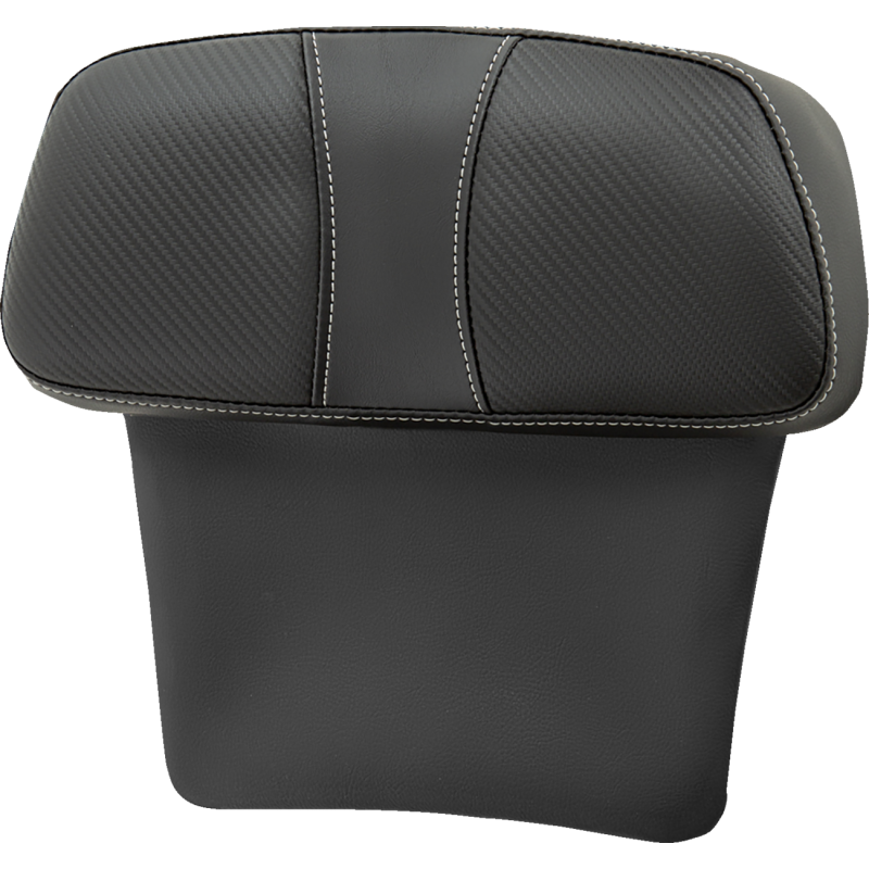 Roadsofa Backrest Dom BLK w/ Carbon Fiber FLT/FLH'14-'24