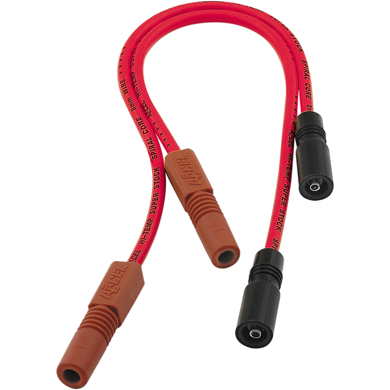 99-08 FLHT 8MM SPARK PLUG WIRE SET RED