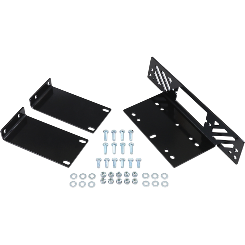 WINCH MOUNT MUD UTV POL