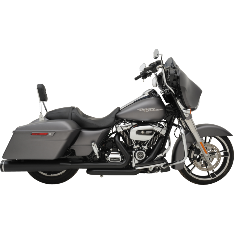 EXHAUST W/4.5" MUF 17-19 FLHT BLK