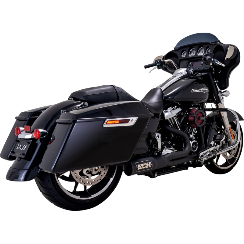 HIGH OUTPUT 2-1 EXHAUST BLACK TOURING