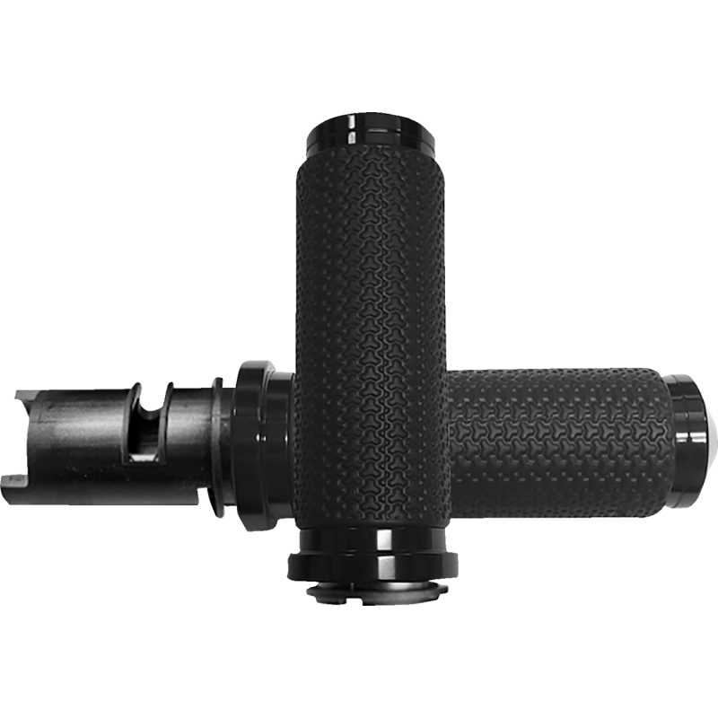 GRIPS MEMORY FOAM LARGE BLACK ANODIZED TBW
