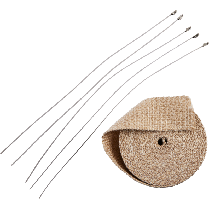 EXHAUST HEAT WRAP KIT 2" TAN