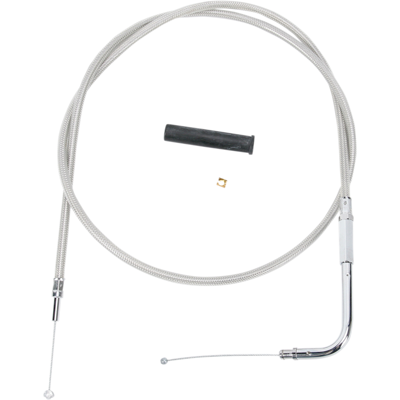 96-UP 42.5" S/S THROTTLE CABLE