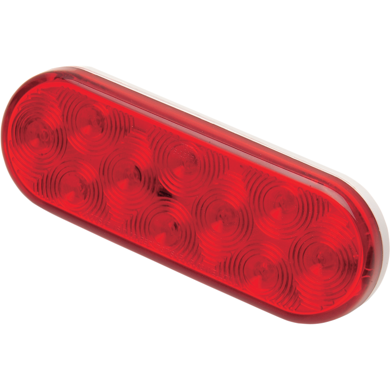 LIGHT LED OVAL RED
