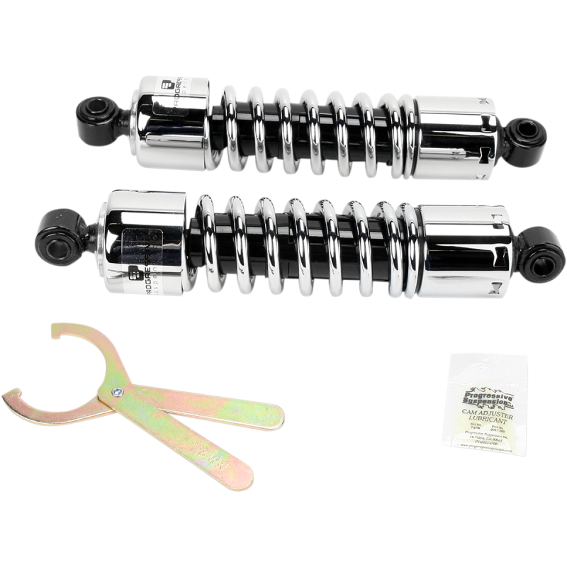12.5" 91-17 DYNA 412 STD CHROME SHOCKS