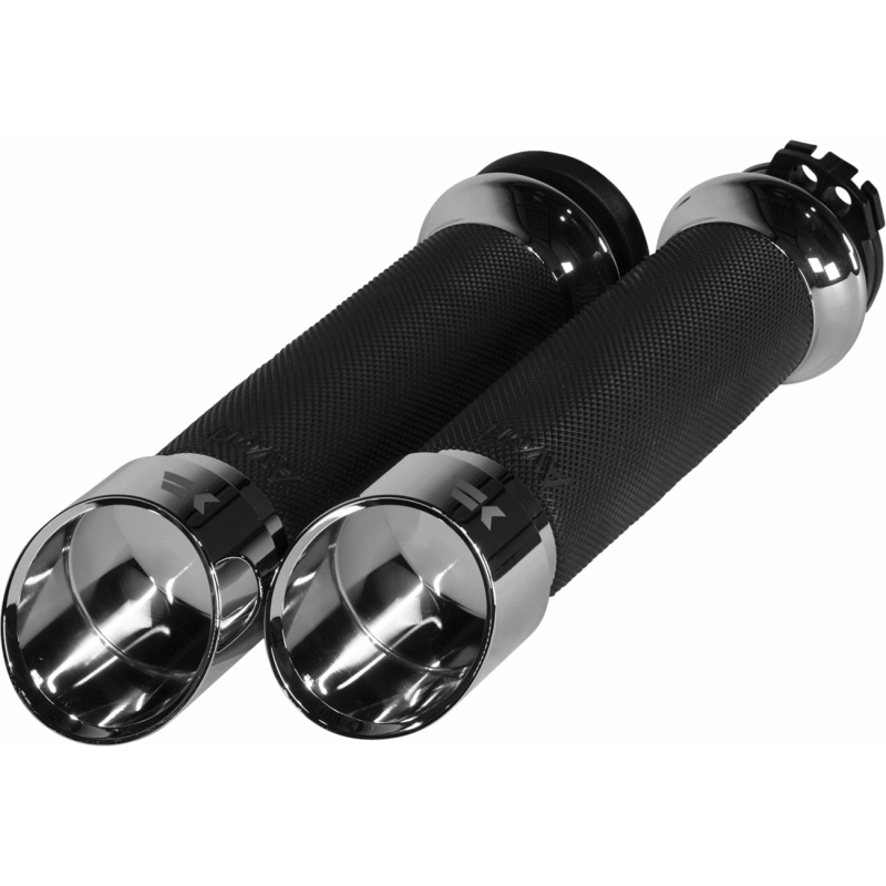 Grips - Edge - Custom Contour - Cable - Chrome