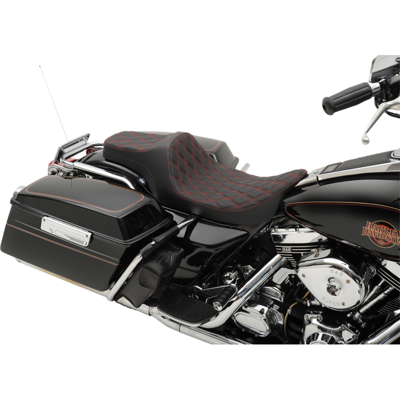 99-07 FLHT DD RED PRED III SEAT