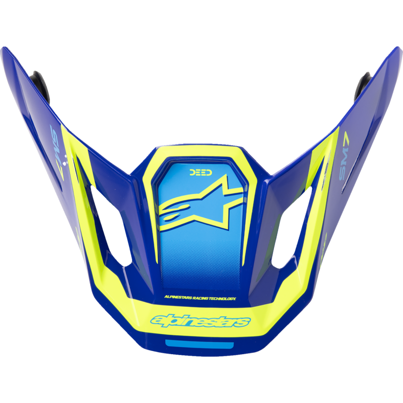 VISOR SM7 DEED BLUE/YEL