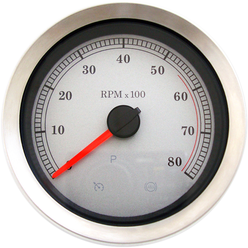 TACHOMETER SLVR 04-