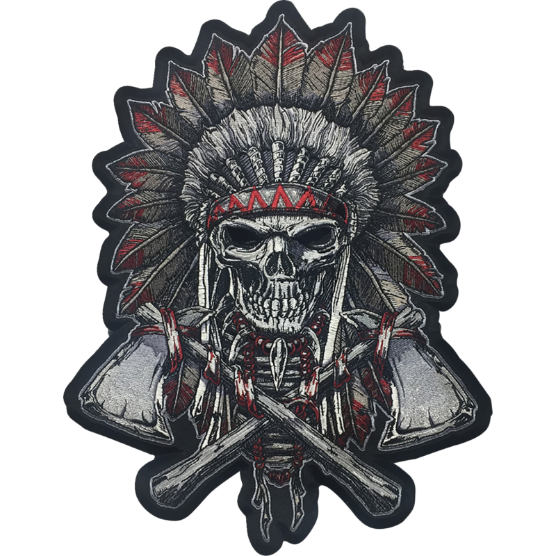 Renegade Skull Embroidered Patch - Large