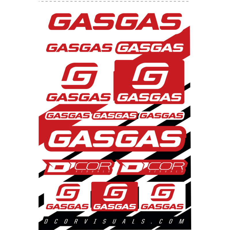 DCOR GASGAS DECAL SHEET