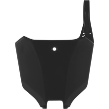 PLATE FRONT # HON BLK