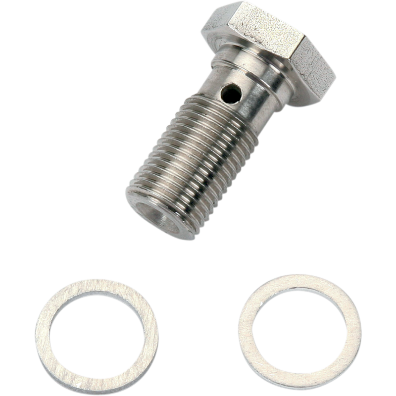 7/16-24 SINGLE BANJO BOLT CHROME RUSSELL