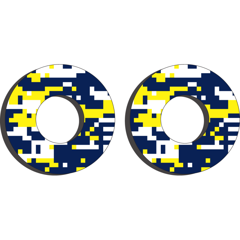 DONUTS GRIP HUSQ BLU/YEL
