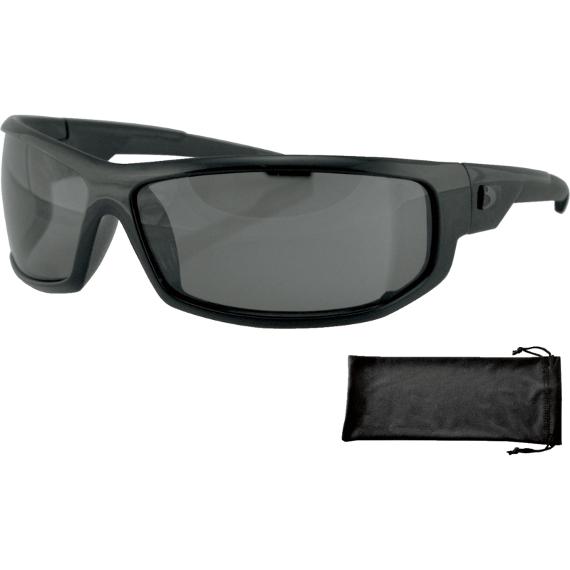 AXL BLK FRAME ANTI-FOG SMOKED LENS