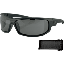 AXL BLK FRAME ANTI-FOG SMOKED LENS