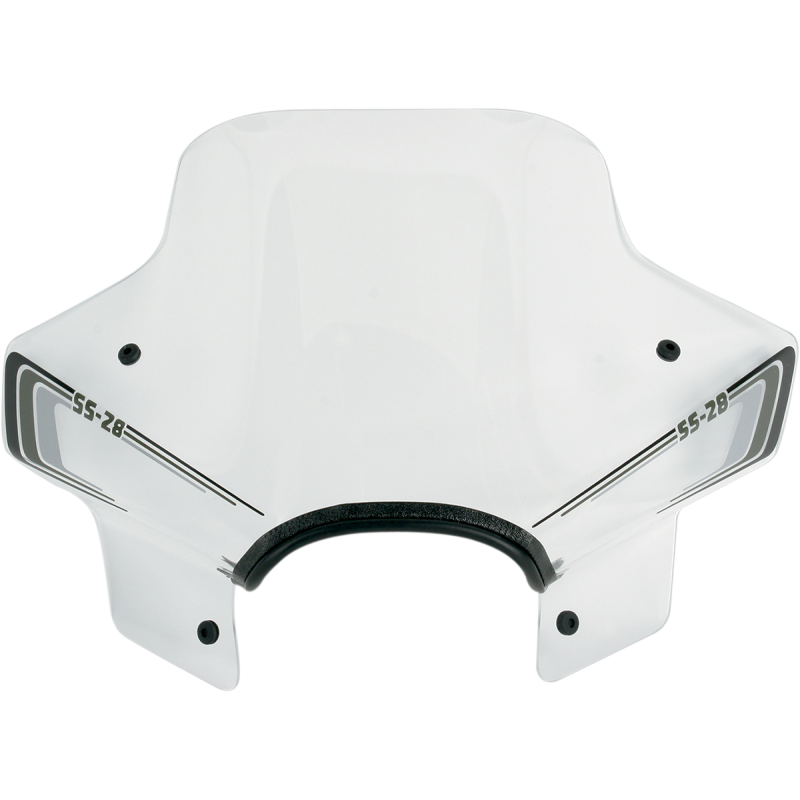 CLEAR SPORT FAIRING C/W 7/8&1" HARDWARE