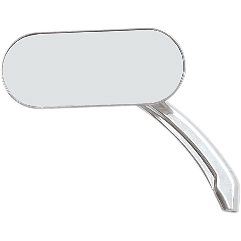 OVAL MIRROR LEFT OR RIGHT CHROME