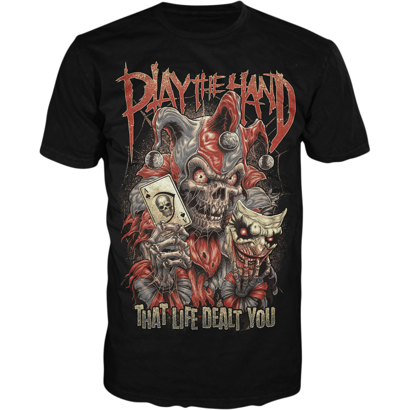 TEE PLAYTHEHAND BLACK MD