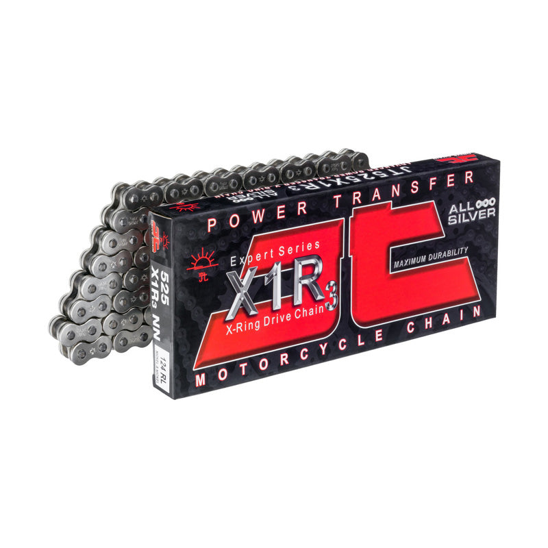 525X1R3 CHAIN 124L HEAVY DUTY X-RING (NICKEL)