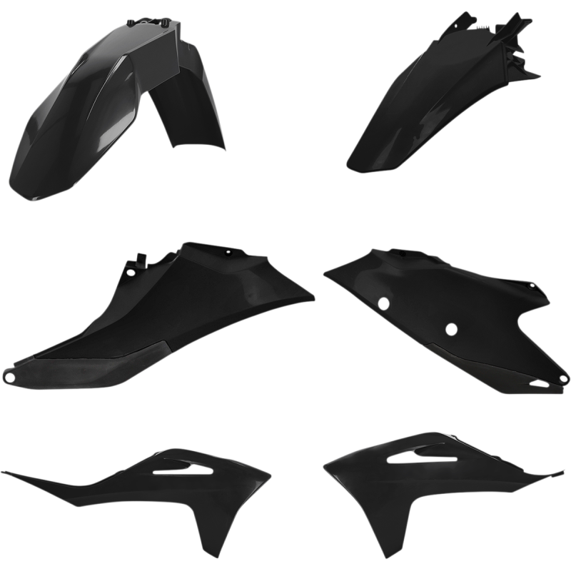 Plastic Kit-GasGas MC125/250F/450F, EX300/250F-450F black