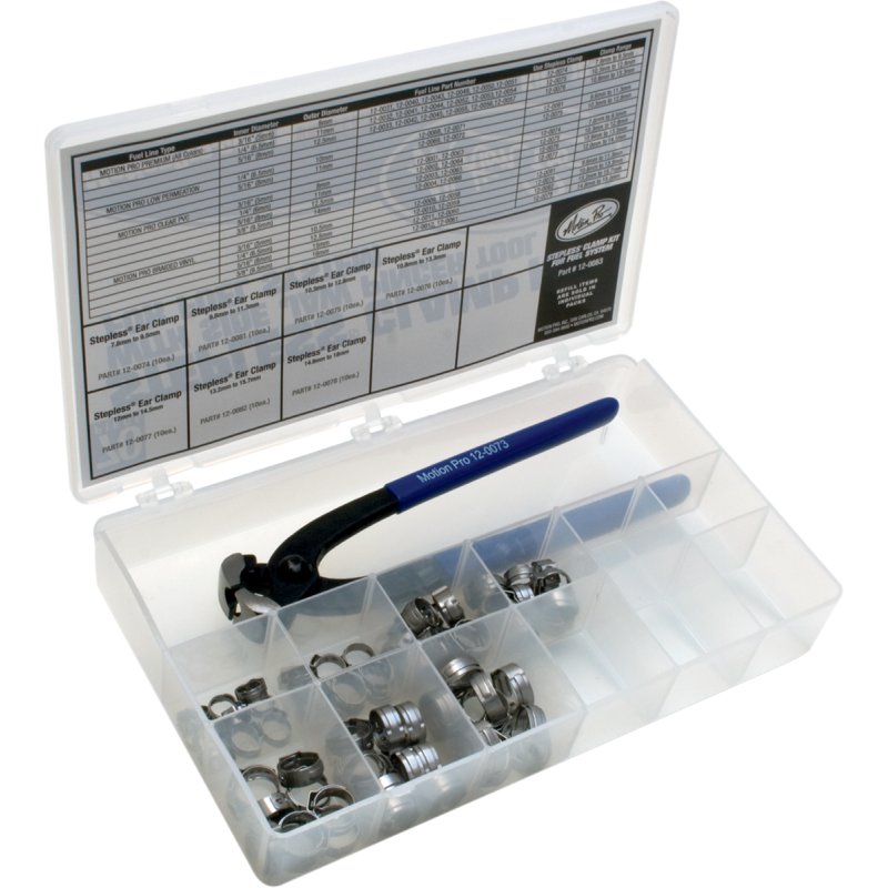 STEPLESS CLAMP FUEL LINE FIT KIT W/TOOL