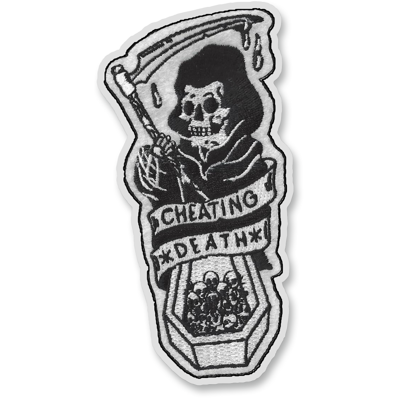PATCH 3.75" X 4.5" REAPER CASKET