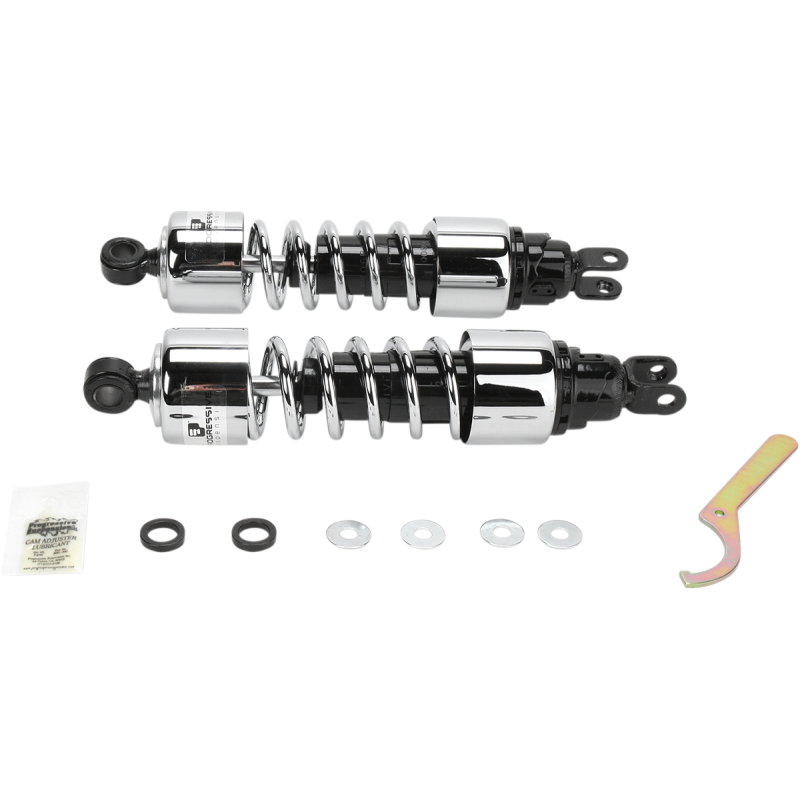 Shocks - 412 Cruiser Series - Chrome - 13" - Heavy Duty