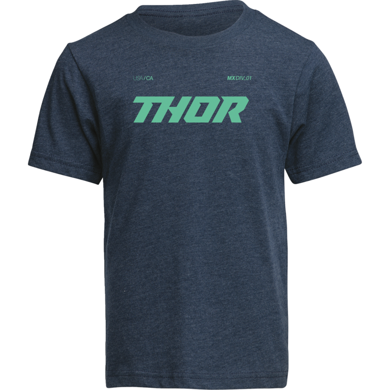TEE YTH BRAVE PETROL BLUE LG
