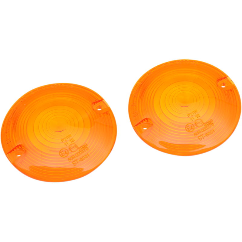 80-19 FLHT T/S LENSES AMBER PR