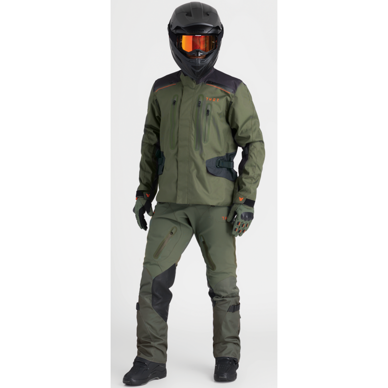 JACKET RANGE ARMY/ORANGE 3XL