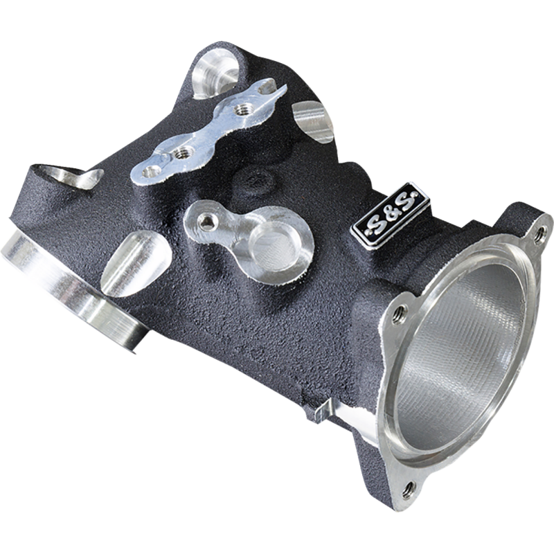 MANIFOLD PREMIUM 55MM CNC PORTED BLACK FOR M8 2017-2023