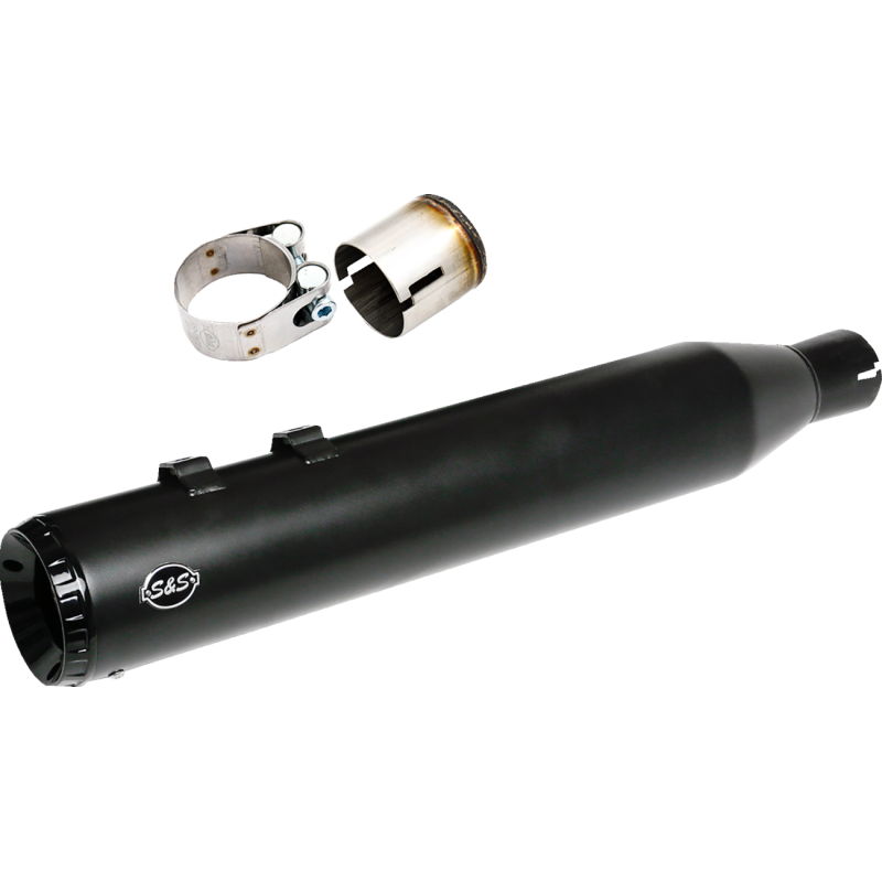 MUFFLER SWINDLER 2:1 BLACK 4.5" M8 TOURING